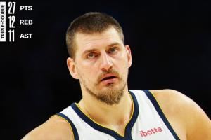 掘金官方两次搞错!NBA官方修正约基奇数据:27分12板11助!